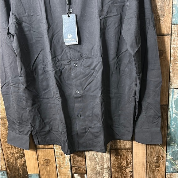 Dark gray  Button-Up Shirt - Picture 4 of 11